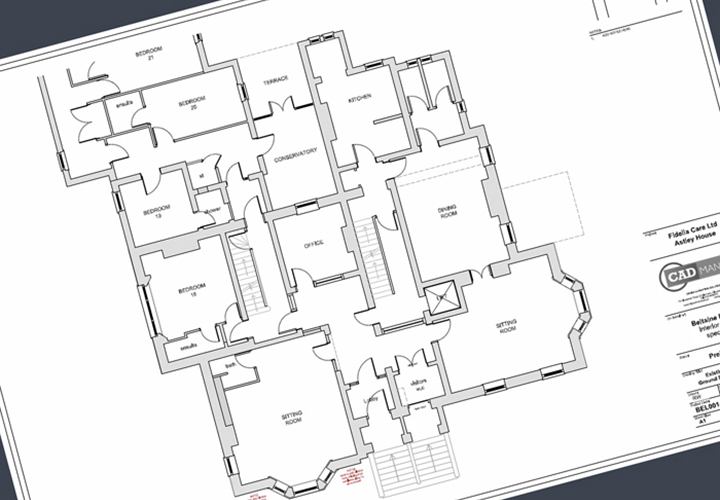 2D CAD Floor plans